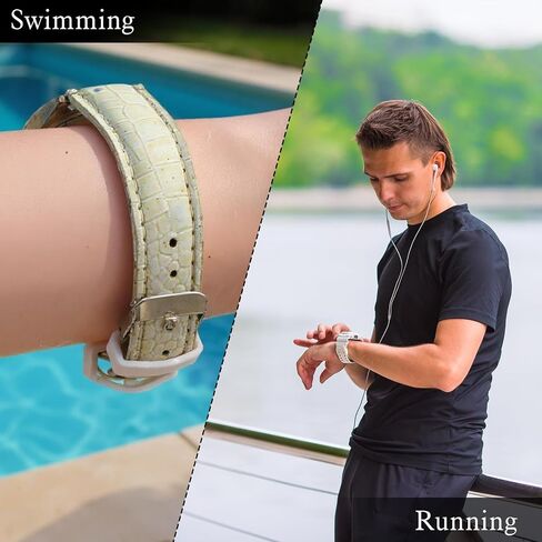 Xindojuz 9 PCS Watch Band Loop ، مقاطع سحرية للسيليكون السحرية ، حامل حزام مراقبة المطاط ، يحمل حلقات حلقات Retainer Rings Rings للاستبدال لملحقات الساعات الذكية Forerunner Bands (18/20/22 مم) in Kuwait