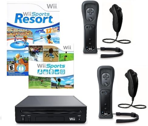 Nintendo Wii Sports & Resort Special Value Edition (Renewed) (2 Player Black) in Saudi Arabia