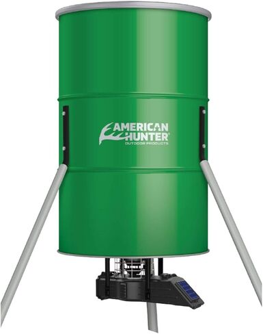American Hunter WF 350 LB. Tripod Feeder مع مجموعة Sunslinger المحدثة ، الأسود ، AH-SS350 in Kuwait