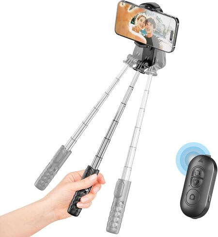 acer Gimbal Stabilizer 1-Axis for iPhone/Cell Phone/Smartphone/Android with Remote Control, Portable Phone Tripod Auto Balance Handheld Selfie Stick for Video Recording, Vlogging, Live Streaming in Saudi Arabia