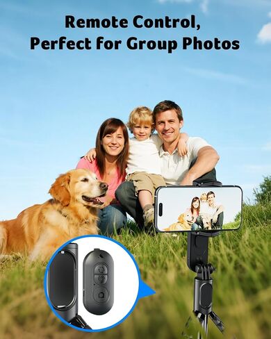 acer Gimbal Stabilizer 1-Axis for iPhone/Cell Phone/Smartphone/Android with Remote Control, Portable Phone Tripod Auto Balance Handheld Selfie Stick for Video Recording, Vlogging, Live Streaming in Saudi Arabia