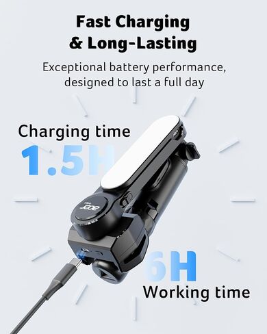 acer Gimbal Stabilizer 1-Axis for iPhone/Cell Phone/Smartphone/Android with Remote Control, Portable Phone Tripod Auto Balance Handheld Selfie Stick for Video Recording, Vlogging, Live Streaming in Saudi Arabia