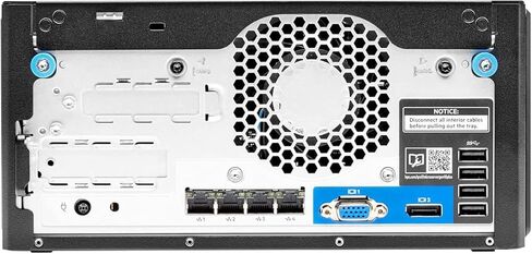 Hewlett Packard Enterprise HPE ProLiant MicroServer Gen10 Plus v2 Ultra Micro Tower Server for Small Business, Xeon E-2314 2.8GHz, 64GB Memory, 32TB HDD Storage, RAID, iLo, Server 2022 Essentials in Saudi Arabia