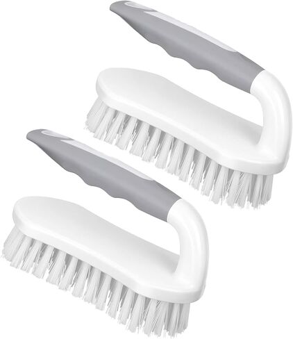 2 Pack Heavy-Duty Scrub Brush with Stiff Bristles, Multipurpose Cleaning Brush in Saudi Arabia