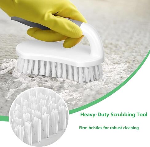 2 Pack Heavy-Duty Scrub Brush with Stiff Bristles, Multipurpose Cleaning Brush in Saudi Arabia