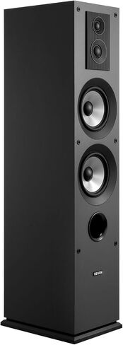 VEVOR Floorstanding Speakers Pair, 3-Way, Floor-Standing Tower Speakers with 0.75 in & 1 in Tweeter, Dual 5.25 in Woofers, 145W Peak Power, 70Hz–20kHz Frequency Response, MDF Enclosure, for Home Audio in Saudi Arabia