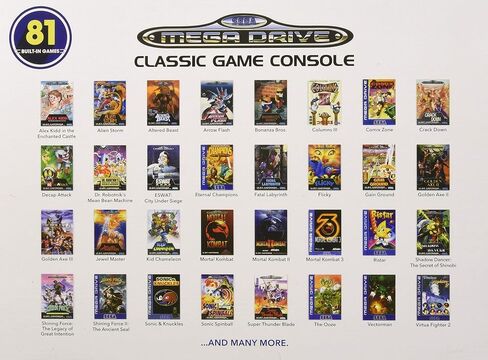 Sega Genesis Classic Game Console and Sega Gear, Black (Renewed) in Saudi Arabia