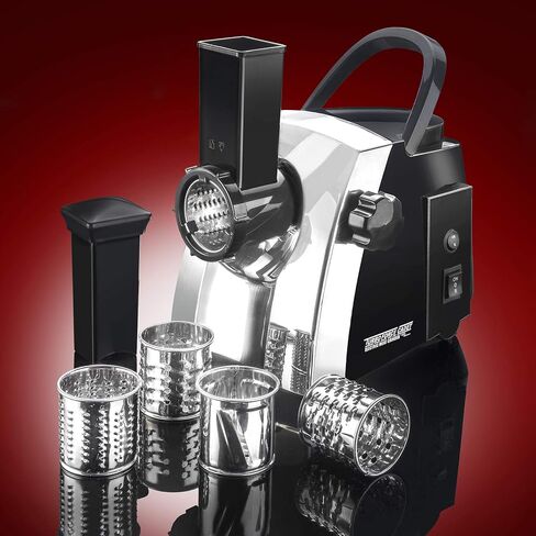 STX International Turboforce Cadet 2000 Series Electric Meat Grinder | 6-in-1 Powerful Home Use | Slicer/Shredder/Grater | Sausage Stuffer | Kubbe Maker | 4 Grinding Plates & More Included in Saudi Arabia