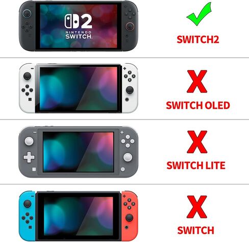 PlayVital for Switch 2 Beyond-Grip Dockable Case, Interchangeable FPS/Omni Ergonomic Grips + Military-Grade Drop Protective Cover + 2 Joystick Caps for Nintendo Switch 2 (Blue & Orange)​ in Saudi Arabia