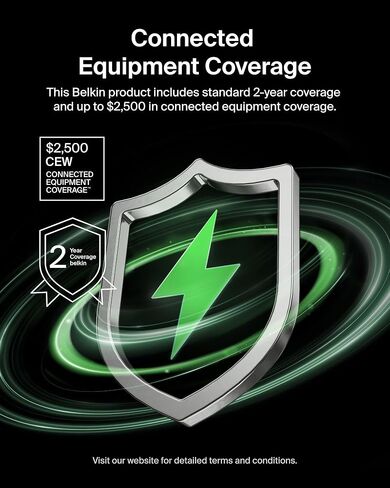 Belkin 3 -Otlet Gan Charging Station 70W ، Dual USB C Charger w/ 3x AC Outlets ، 2x USB A POTTRS - Power Strip for iPhone ، Apple Watch ، iPad ، MacBook ، Chromebook ، Samsung Galaxy ، Pixel 9 ، & More - Black - Black in Kuwait