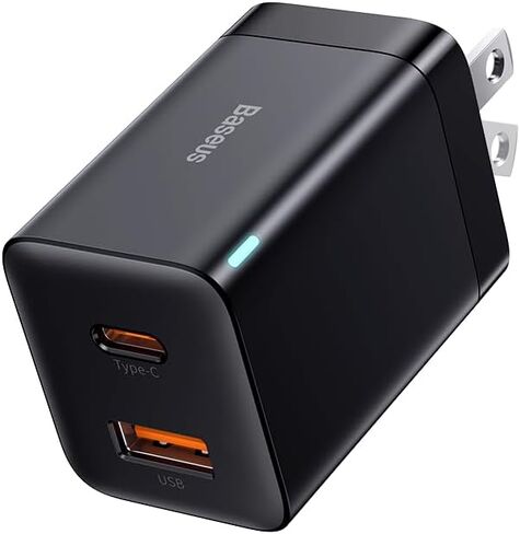 BASEUS PICOGO 67W USB C Charger ، أصغر 3 منفذ شحن سريع مع قابس قابل للطي ، PD/PPS لـ MacBook Air/Pro ، iPhone 16/15 Series ، Galaxy S25/24 ، AirPods 4 & More in Saudi Arabia