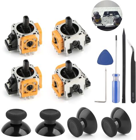 for Xbox One S/X Joysticks for Xbox One/One Elite Controller Joystick Replacement One S/X Analog Stick Module Potentiometer ThumbStick Accessories Repair Part (4Pack) in Saudi Arabia