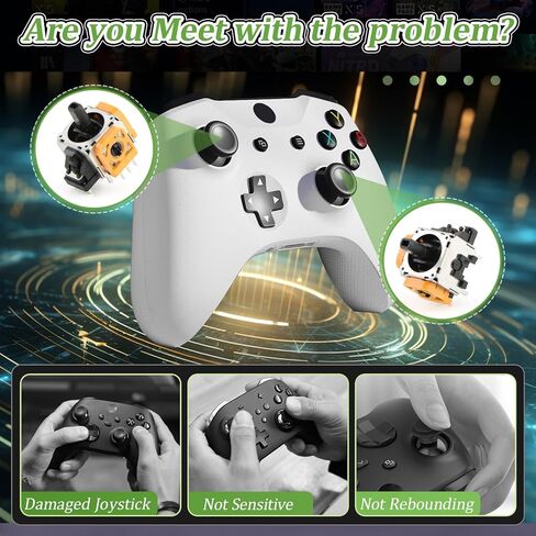 for Xbox One S/X Joysticks for Xbox One/One Elite Controller Joystick Replacement One S/X Analog Stick Module Potentiometer ThumbStick Accessories Repair Part (4Pack) in Saudi Arabia