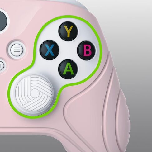 غلاف وحدة تحكم Playvital Playvital Pink لسلسلة Xbox Series X/S مع قبضة الإبهام ، واقي الجلد المضاد للانزلاق من الساموراي لوحدة التحكم في Xbox Core in Saudi Arabia