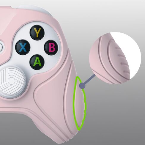 غلاف وحدة تحكم Playvital Playvital Pink لسلسلة Xbox Series X/S مع قبضة الإبهام ، واقي الجلد المضاد للانزلاق من الساموراي لوحدة التحكم في Xbox Core in Saudi Arabia