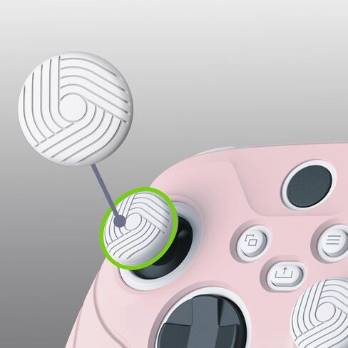 غلاف وحدة تحكم Playvital Playvital Pink لسلسلة Xbox Series X/S مع قبضة الإبهام ، واقي الجلد المضاد للانزلاق من الساموراي لوحدة التحكم في Xbox Core in Saudi Arabia