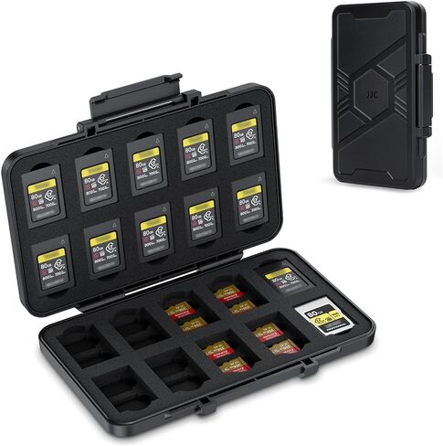 2 Pack FDA-EP21L Soft Silicone Camera Eyepiece Eyecup + CFexpress Type A Card Case Storage in Saudi Arabia