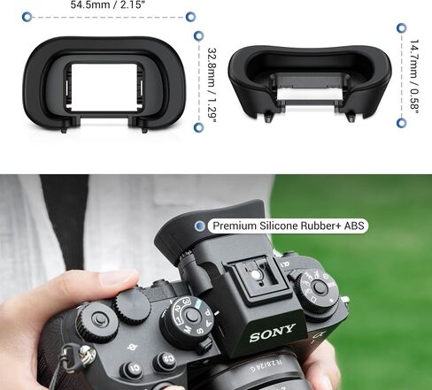 2 Pack FDA-EP21L Soft Silicone Camera Eyepiece Eyecup + CFexpress Type A Card Case Storage in Saudi Arabia