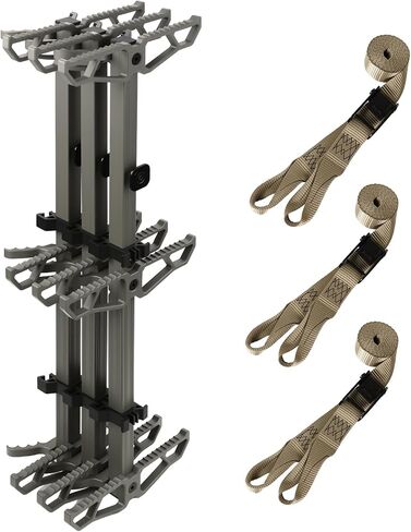 30“ Climbing Sticks,Aluminum Non-Slip Climbing Sticks for Hunting,Lightweight TreeStand Climbing Steps for Saddle Hunting Sticks Kit (3-Pack) in Saudi Arabia