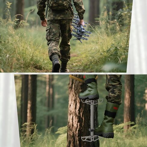30“ Climbing Sticks,Aluminum Non-Slip Climbing Sticks for Hunting,Lightweight TreeStand Climbing Steps for Saddle Hunting Sticks Kit (3-Pack) in Saudi Arabia