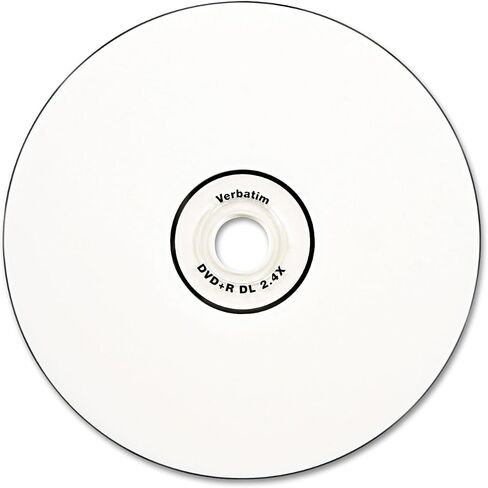 Verbatim 98319 DVD+R Dust Dual Layer Discable ، 8.5 جيجابايت ، 8x ، قابلة للطباعة ، المغزل ، 50/pk in Saudi Arabia