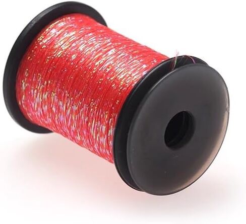 5colors 50M/Spool Glint Nymph Tinsel Sparkling Metallic Thread Fly Fishing Tying Material for Nymph Buzzer Dry Flies in Saudi Arabia
