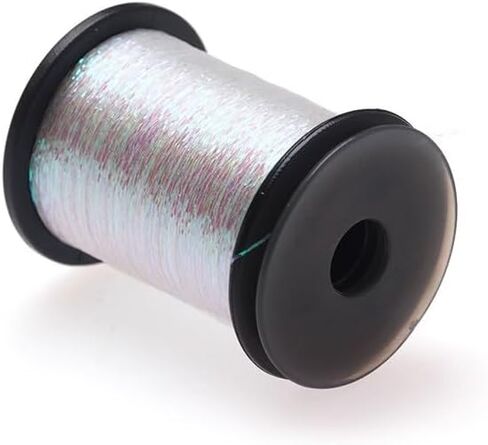 5colors 50M/Spool Glint Nymph Tinsel Sparkling Metallic Thread Fly Fishing Tying Material for Nymph Buzzer Dry Flies in Saudi Arabia