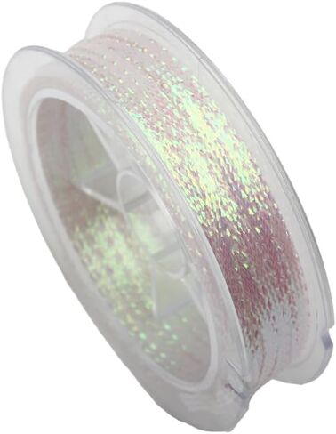 2 Rolls 3mm 800cm Corrugated Flash Strands Glow Flash Iridescent Synthetic Fly Tying Materials Simulates Fish Scales Fishing Lures in Saudi Arabia