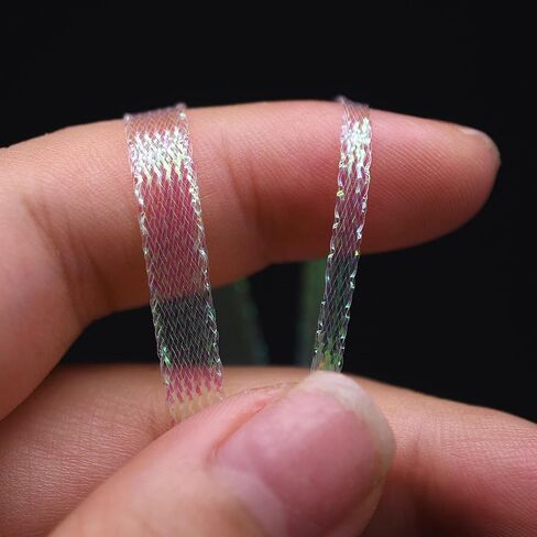2 Rolls 3mm 800cm Corrugated Flash Strands Glow Flash Iridescent Synthetic Fly Tying Materials Simulates Fish Scales Fishing Lures in Saudi Arabia