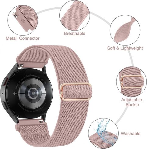 Meliya 18mm 20mm 22mm نطاقات الساعات السريعة الاستبدال بديل ، 3 حزمة منفردة حلقة نايلون قابلة للتعديل in Kuwait