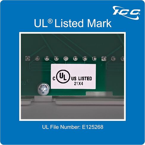 وحدة بيانات ICC CAT6 Ethernet ، 8 منافذ ، UL مدرجة و POE ++ ، واجهة شبكة عالية الأداء ، حاويات الأسلاك السريعة للدفع ، FITS 9 "، 14" ، و 28 "الأسلاك المهيكلة in Saudi Arabia