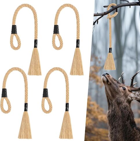 Deer Scent Rope,31 Inch Mock Scrape Rope Hanging Anywhere, Cotton Highly Absorbent Scent Rope for Deer Hunting Accessories in Saudi Arabia