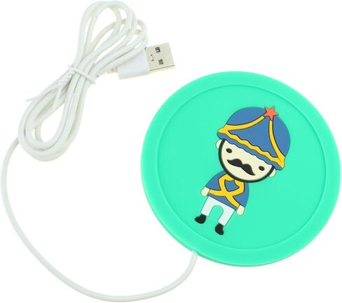 كرتون USB القهوة دافئ الكوب راتنج راتنج الفقاعات مزيل القالب تسخين سخان الحصير السيليكون لأدوات المعالجة الراتنج in Kuwait