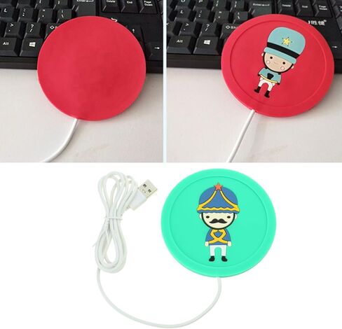 كرتون USB القهوة دافئ الكوب راتنج راتنج الفقاعات مزيل القالب تسخين سخان الحصير السيليكون لأدوات المعالجة الراتنج in Kuwait