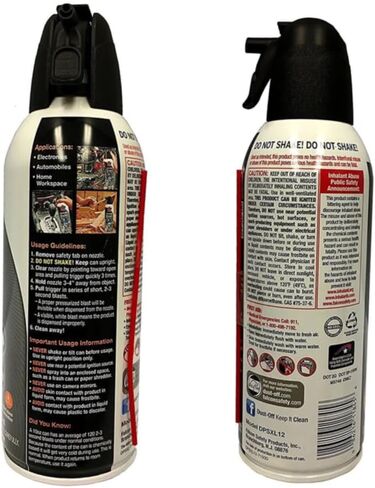 (Pack of 6) Instant-Dust-Off Disposable Electronics Dusters, 10 oz Cans, Compressed Air Can in Saudi Arabia