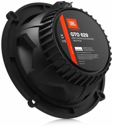 JBL GTO629 6.5/'' GTO 2-Way 360 Watts MAX Power Grand Touring Series Coaxial Car Audio Speakers Bundled with Alphasonik, GTO629+Alpha in Saudi Arabia