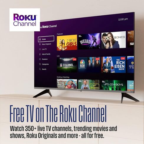 Westinghouse Roku TV - تلفزيون ذكي 43 بوصة ، تلفزيون 4K UHD QLED W/HDR 10+ ، Dolby Vision ، Wi -Fi & Mobile App Connectivity ، على الشاشة المسطحة متوافقة مع Apple HomeKit و Alexa و Google Assistant in Saudi Arabia