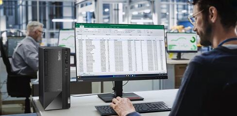 Lenovo ThinkCentre Neo 50t Tower Desktop Computer, 4-core Intel Core i3-13100, 32GB RAM, 1TB SSD, 3-Monitor Ports (DP+HDMI+VGA), RJ-45, WiFi, USB-C, Card Reader, Wired KB & Mouse, Windows 11 Pro in Saudi Arabia