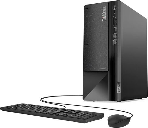 Lenovo ThinkCentre Neo 50t Tower Desktop Computer, 4-core Intel Core i3-13100, 32GB RAM, 1TB SSD, 3-Monitor Ports (DP+HDMI+VGA), RJ-45, WiFi, USB-C, Card Reader, Wired KB & Mouse, Windows 11 Pro in Saudi Arabia