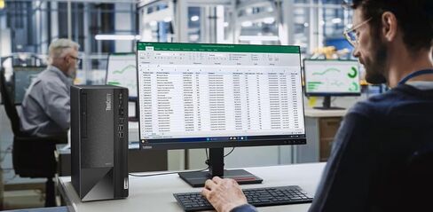 Lenovo ThinkCentre Neo 50t Tower Desktop Computer, 4-core Intel Core i3-13100, 32GB RAM, 1TB SSD, 3-Monitor Ports (DP+HDMI+VGA), RJ-45, WiFi, USB-C, Card Reader, Wired KB & Mouse, Windows 11 Pro in Saudi Arabia