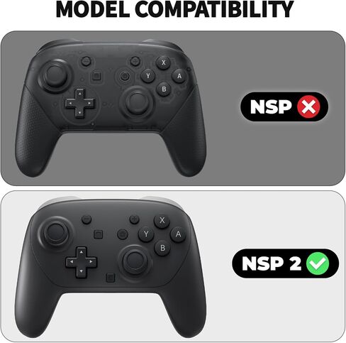 playvital for Nintendo Switch 2 Pro Controller Silicone Cover – Samurai Edition Protective Skin Case for Switch 2 Pro Controller with Back Button Caps & Thumb Grips & Stickers, Shockproof - Black in Saudi Arabia
