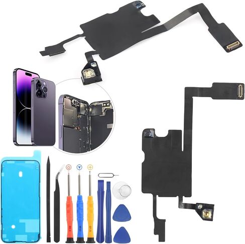 مكبر صوت أذن لـ iPhone 14 Pro Max Ear Speaker بديل لـ A2894 A2651 A2893 A2895 A2895 Sensor Flex Cable Cablemer Assepling مع الأدوات in Saudi Arabia