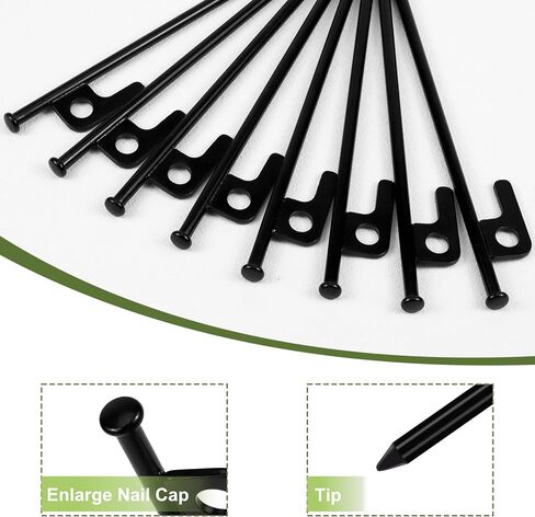 8 Pack Tent Stakes Heavy Duty Forged Steel Camping Stakes for Ground Outdoor Decorations Canopy in Saudi Arabia