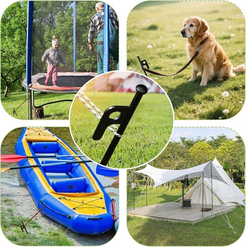 8 Pack Tent Stakes Heavy Duty Forged Steel Camping Stakes for Ground Outdoor Decorations Canopy in Saudi Arabia