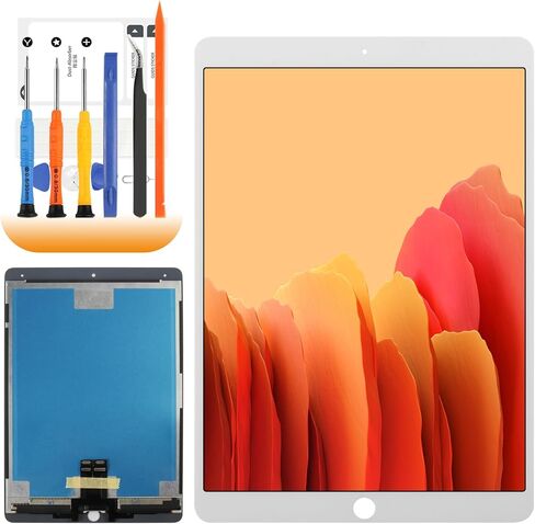 LCD لـ iPad Pro 10.5 2017 استبدال الشاشة لـ iPad A1701 A1709 LCD بديل لشاشة iPad Pro 10.5 LCD و Agitizer A1701 Assembly Parts (White) in Kuwait
