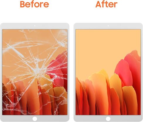 LCD لـ iPad Pro 10.5 2017 استبدال الشاشة لـ iPad A1701 A1709 LCD بديل لشاشة iPad Pro 10.5 LCD و Agitizer A1701 Assembly Parts (White) in Kuwait