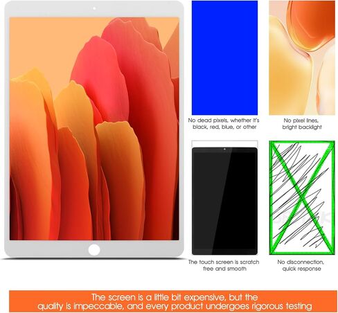 LCD لـ iPad Pro 10.5 2017 استبدال الشاشة لـ iPad A1701 A1709 LCD بديل لشاشة iPad Pro 10.5 LCD و Agitizer A1701 Assembly Parts (White) in Kuwait