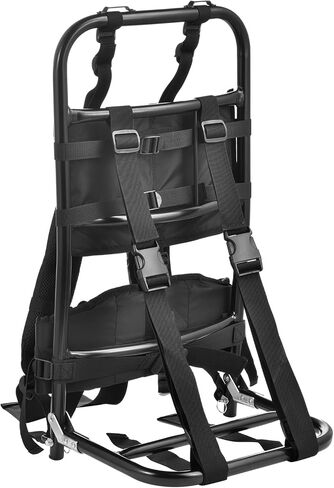 Pack Frames for Hunting, Foldable Hunting Pack Frame Hiking Backpack Frame, Hunting Backpack Frame Portable Backpack Accessories for Travel, Outdoor Activity - Black in Saudi Arabia