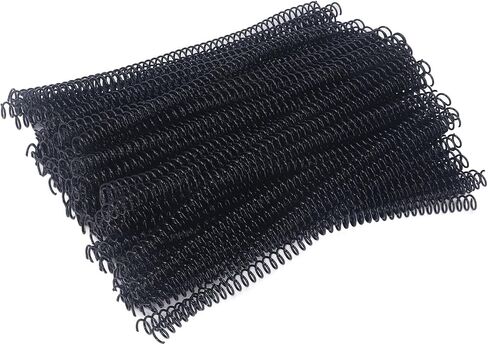 MRSTORY Spiral Binding Coils: Durable 9.5mm Plastic Coils, 75 Sheets Capacity - for A4 Paper (#2) in Saudi Arabia