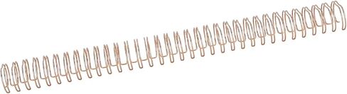 50pcs 3/4in الذهب الفاتح الأسلاك ربط حلقة مزدوجة لصفائح 180 ورقة ، 3: 1 ملفيات 34 حفرة ، العمود الفقري الأسلاك المطلية بالنايلون للوثائق والتقارير (النحاس العتيقة) in Saudi Arabia